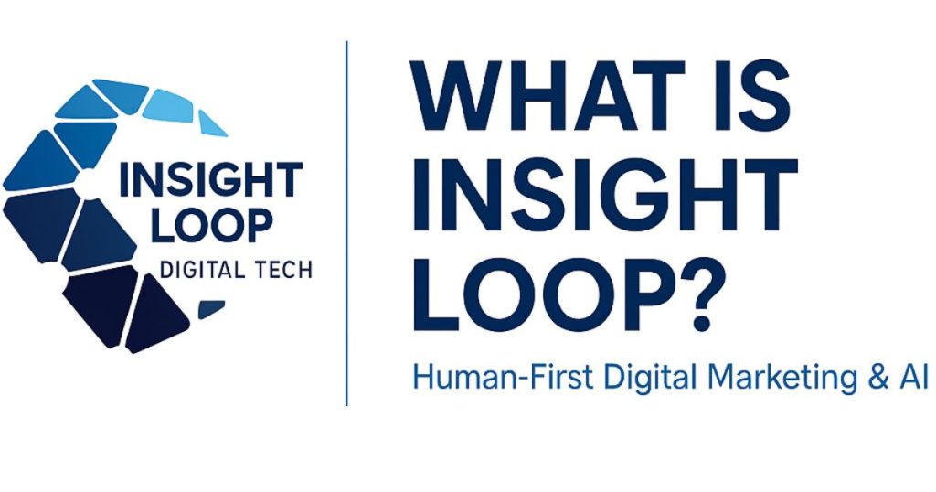 Insight Loop logo with text What Is Insight Loop – human-first digital marketing and AI agency in the USA
